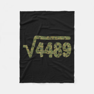 6 7 Armé Mönster Meme Kvadratrot 4489 Slang Matema Fleecefilt