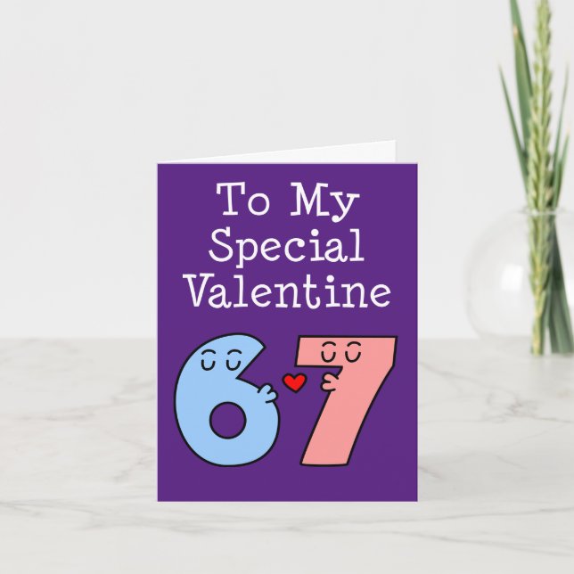 6 7 Belong Together 67 Valentine Cute Helgkort (Framsida)