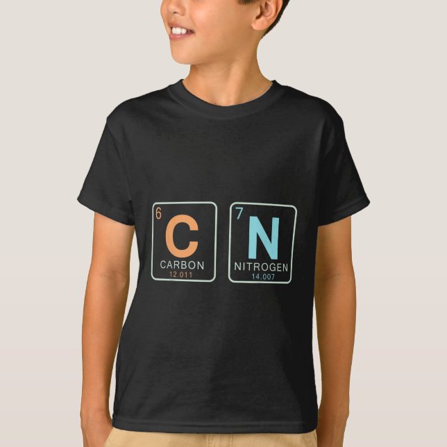 6 7 Brainrot 67 Meme Vetenskap Periodiska Systemet T Shirt (Framsida)
