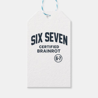 6 7 Certifierad Hjärnröta Presentetikett