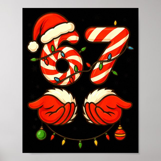 6-7 Christmas Squad Funny 67 Six Seven Meme Xmas 6 Poster (Framsidan)