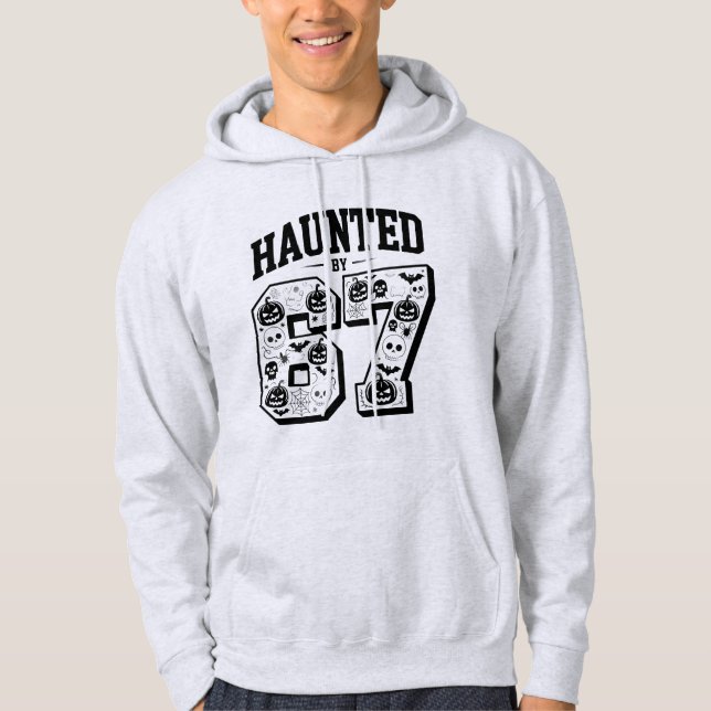 6 7 för manar haloowenspokulat hoodie (Framsida)
