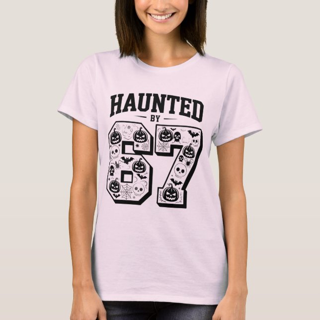 6 7 för manar haloowenspokulat t shirt (Framsida)