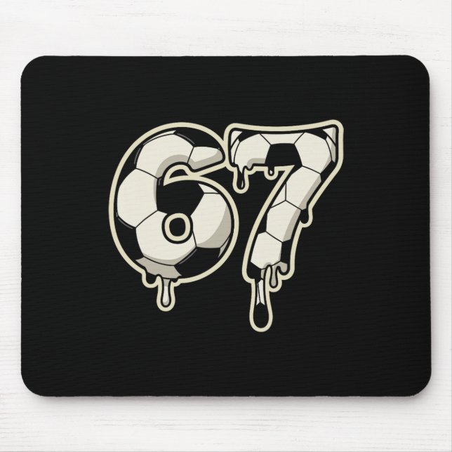6 7 Fotboll Ll Drip Grafisk Six Seven Meme  Musmatta (Framsidan)