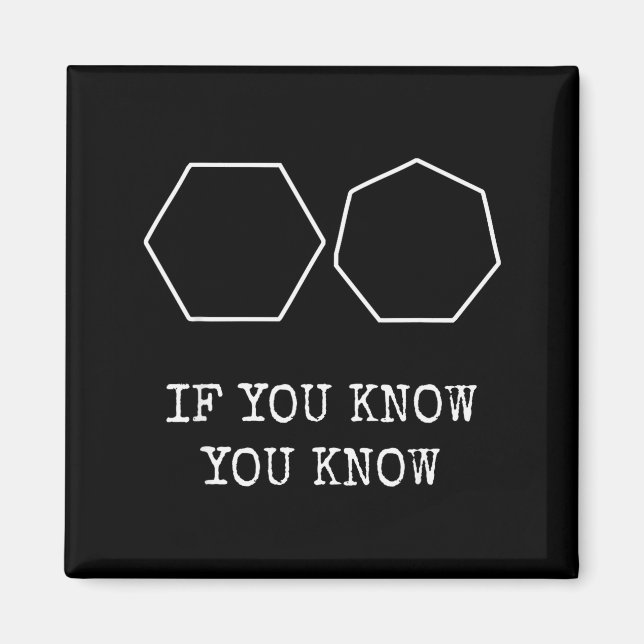 6 7 Funny If You Know You Know Meme Six Seven  Magnet (Framsidan)