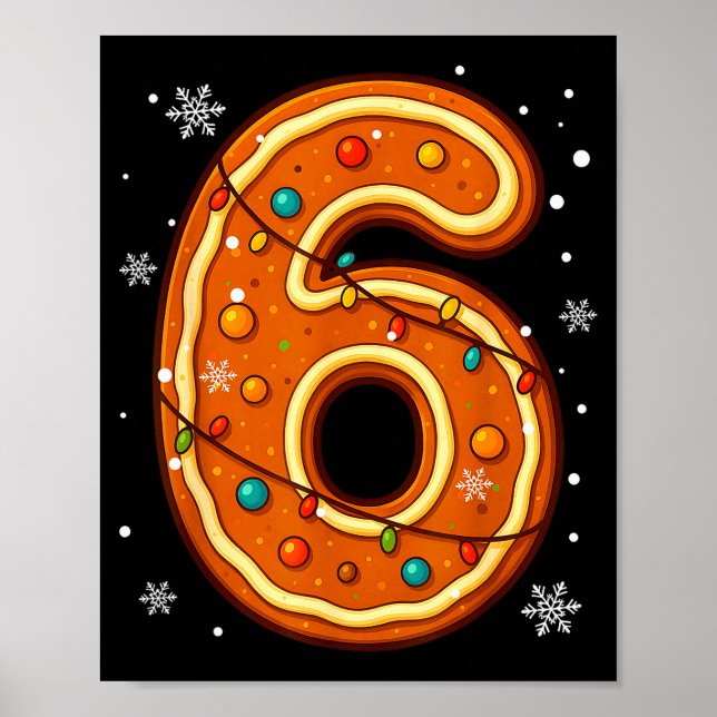 6 7 Gingerbread Meme Jul Matchande Par Pojke Poster (Framsidan)