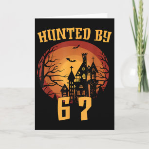 6 7 Halloween 67 Meme Sex Sju Skräckfyllda Gen Alp Kort