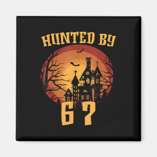 6 7 Halloween 67 Meme Sex Sju Skräckfyllda Gen Alp Magnet