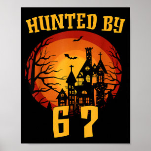 6 7 halloween 67 meme sex sju spöktimme gen alpha poster