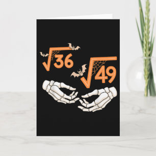 6 7 Halloween Math Kvadratrot 67 Meme Gen Alfa S Kort