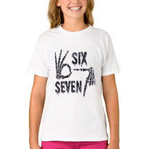 6 7 halloween t-shirt för barn