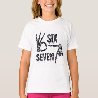 6 7 halloween t-shirt för barn