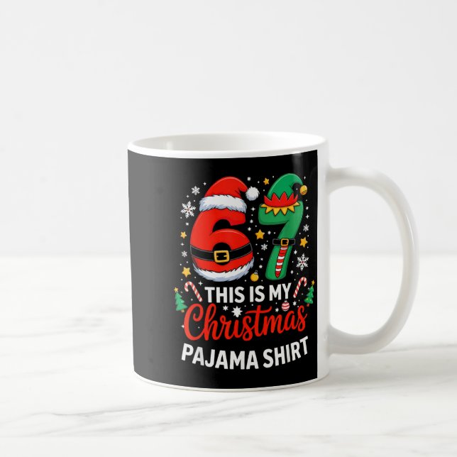 6 7 jul sex sju meme min jul pyjamas kaffemugg (Höger)