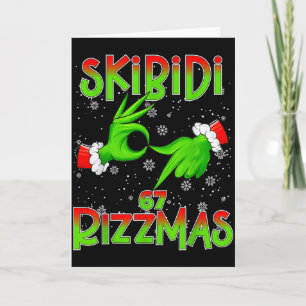 6 7 jul Skibidi Rizzmas 67 Meme Gen Alpha Sl Kort