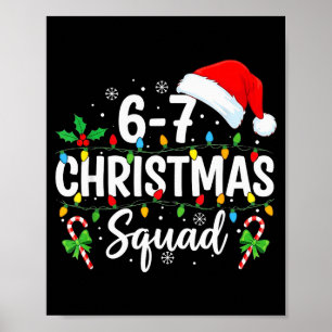 6-7 Julskvad Rolig 67 Sex Sju Meme Jul 6 Poster