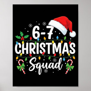 6-7 Julskvad Rollig 67 Sex Sju Meme Jul 6 Poster