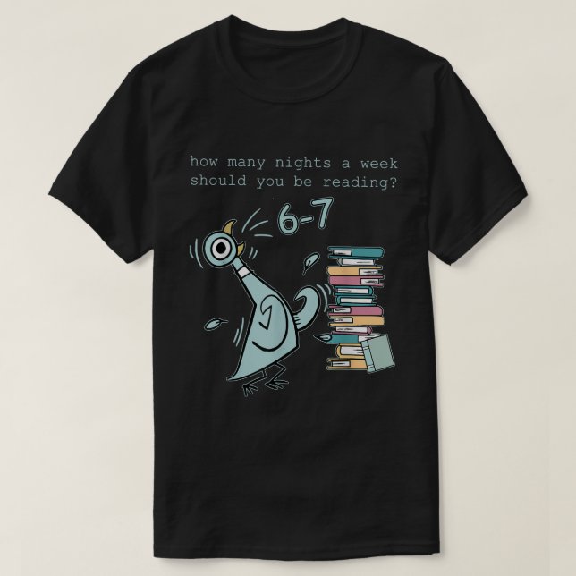 6-7 Läsnätter Lärare Meme T Shirt (Design framsida)