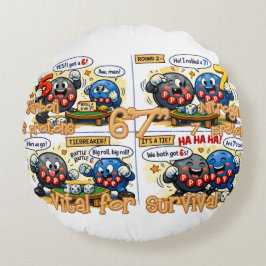 6’7” Livsviktig kemi Round Rund Kudde