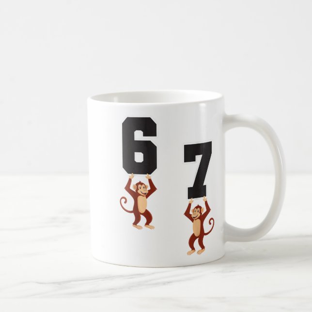 6 7 Lustigt matchande lärare Halloween Costume Mun Kaffemugg (Höger)