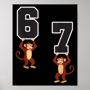 6 7 Lustigt matchande lärare Halloween Costume Mun Poster