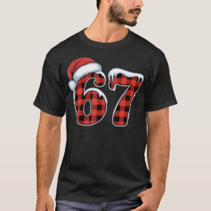 6 7 Meme jul kostym matchande par män kvinna T Shirt