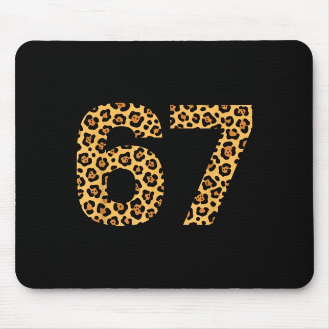 6-7 Meme Leopard Cheetah Cool Six-seven Funny 67 G Musmatta (Framsidan)