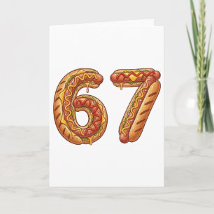 6 7 Meme Matchande Hot Dogs 67 Pyjamas Sex Sju Kort