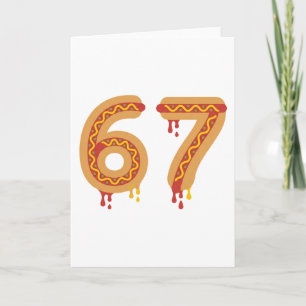 6 7 Meme Matchande Hot Dogs 67 Pyjamas Sex Sju Kort