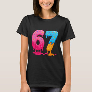 6 7 Meme Six Seven Glassad Is Drippar T Shirt