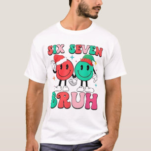 6 7 Meme Six Seven Xmas Rolig 67 Jul Pojkar Gi T Shirt