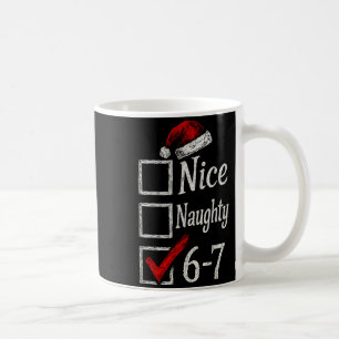6-7 Meme Snäll Elak 67 Jul Hjärnrot Rolig Kaffemugg