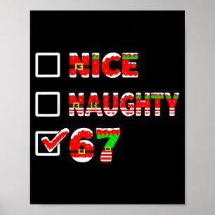 6-7 Mème Snäll Elak 67 Rolig Jul Lista Sex Poster