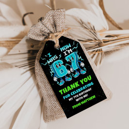 6 7 Meme Trend Six Seven Birthday Party Presentetikett