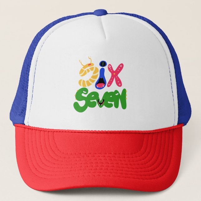 6 7 Monsters Keps (Framsida)