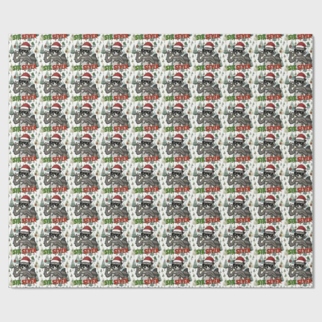 6 7 Presentpapper | 67 Meme Presentpapper Vild Tvä (Platt)