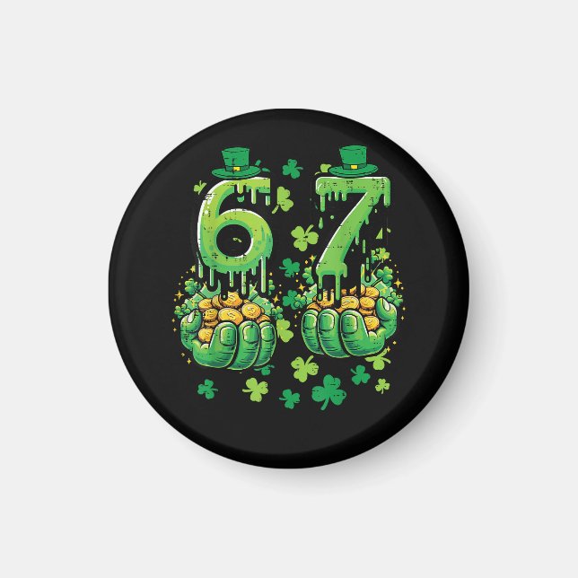 6 7 Saint Patrick's Day Magnet (Framsidan)