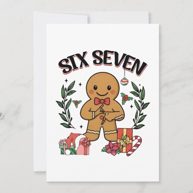6 7 Sex Sju Hand Gen Z Alpha Pepparkaksmeme  Spara Datumet (Framsida)