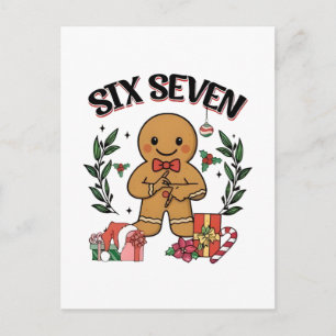 6 7 Sex Sju Hand Gen Z Alpha Pepparkaksmeme Vykort