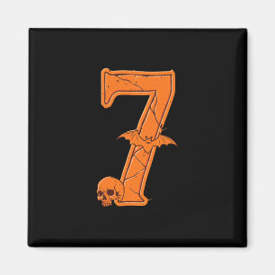 6 7 Sex Sju PM par som matchar Halloween Costu Magnet