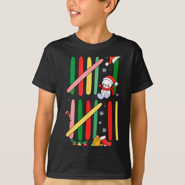 6 7 Six Seven 67 Meme Tally Marks Counting Christm T Shirt (Framsida)