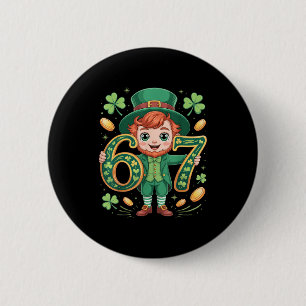 6 7 Six Seven Leprechaun 67 Humor St. Patricks Day Knapp