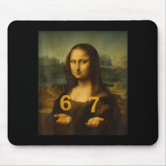 6 7 Six Seven Meme 67 Funny Mona Lisa Gen Z Alpha Musmatta
