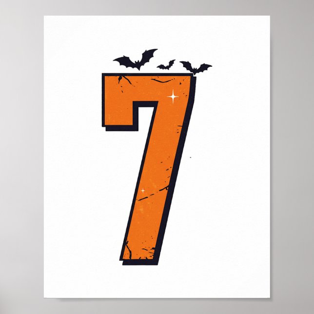 6 7 Six Seven Meme Par Halloween Kostym Matchande Poster (Framsidan)