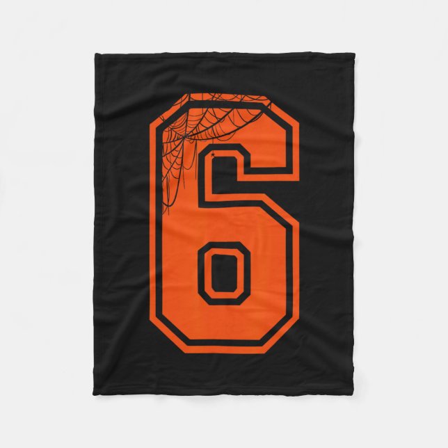 6 7 Spindelnät Funny Halloween Costume Tee 1 Fleecefilt (Framsidan)