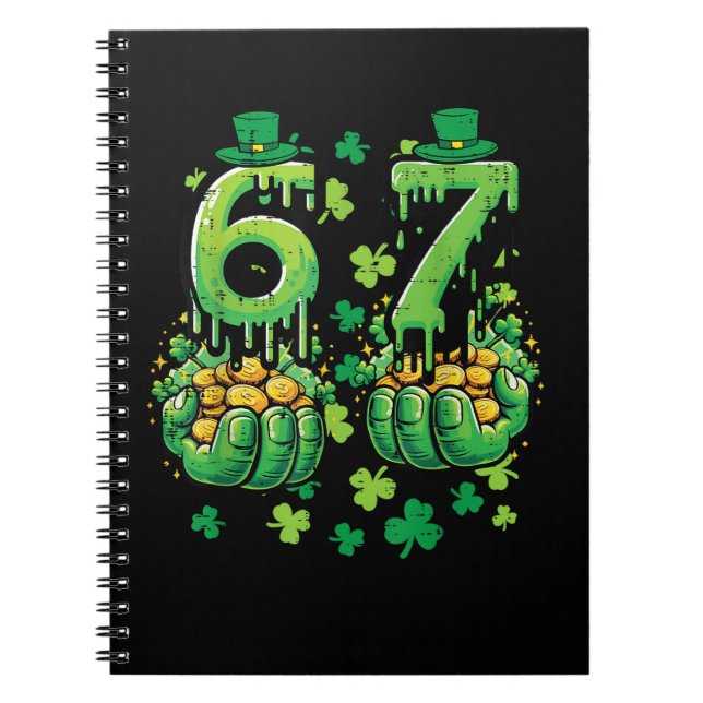 6 7 St Patrick's Day Anteckningsbok (Framsidan)