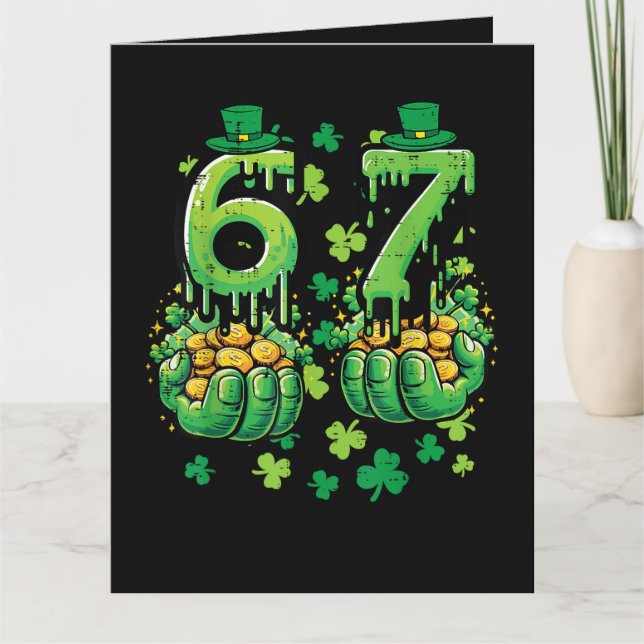 6 7 St Patrick's Day Kort (Framsida)