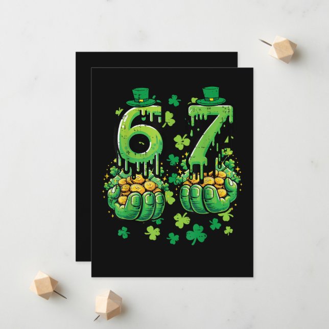6 7 St Patricks Day Meddelande (Fram/Back In Situ)