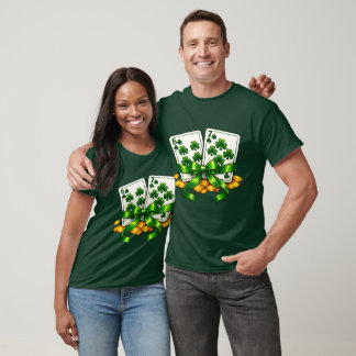 6 7 St Patricks Day Shamrock Spelkort Lucky T Shirt