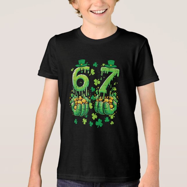 6 7 St Patricks Day T Shirt (Framsida)