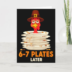 6-7 Tallrikar Senare 67 Meme Thanksgiving Turkey D Kort